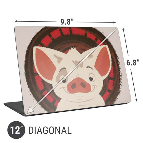 Disney Moana Pua Close Up Universal Laptop 12in (9.8 x 6.8in) Skin